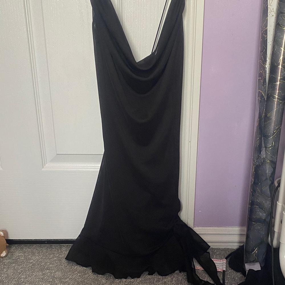 Garage Black Backless Dress